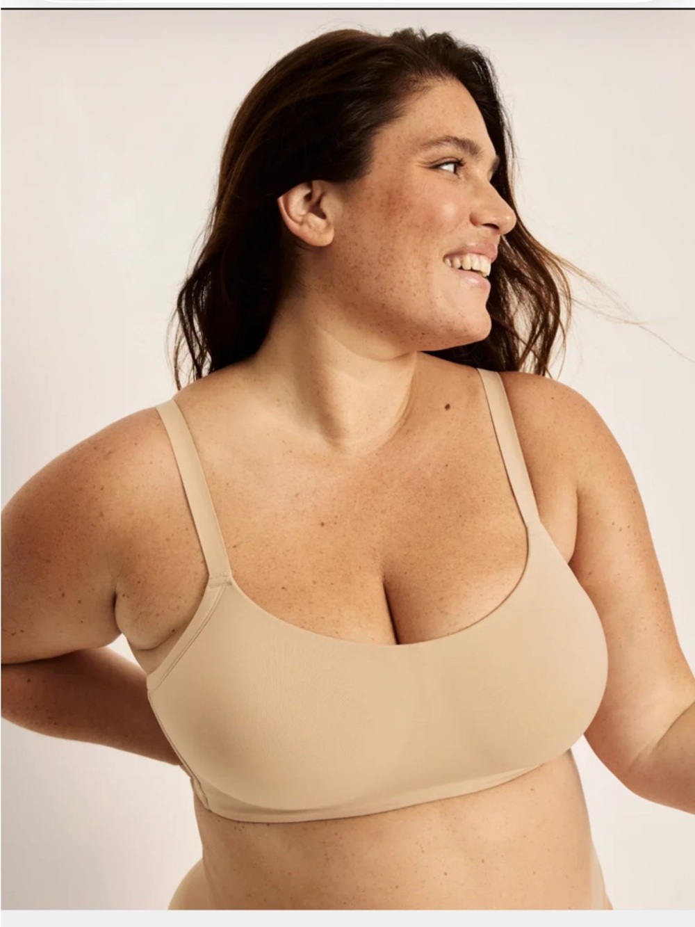 knix Smooth Nude Wire-Free T-Shirt Bra one&only scoop bra